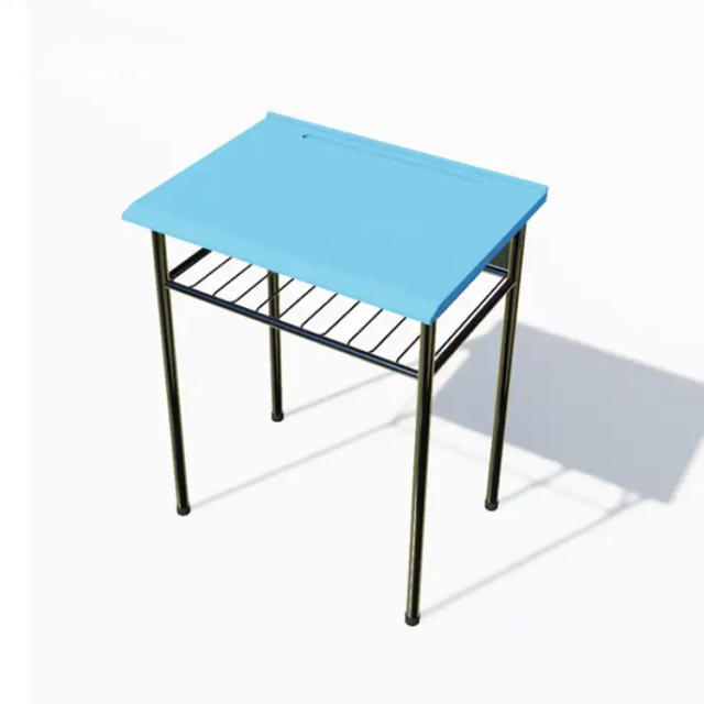 plastic tabletop students study table and desk chair set