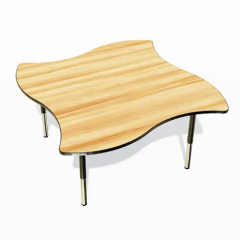 Modern children students learning study table