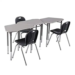 Ergonomic high school furniture student table