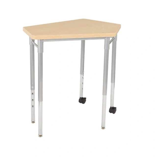 School furniture classroom student table with casters