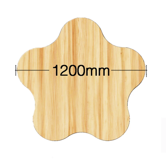 Flower shaped school classroom furniture study table