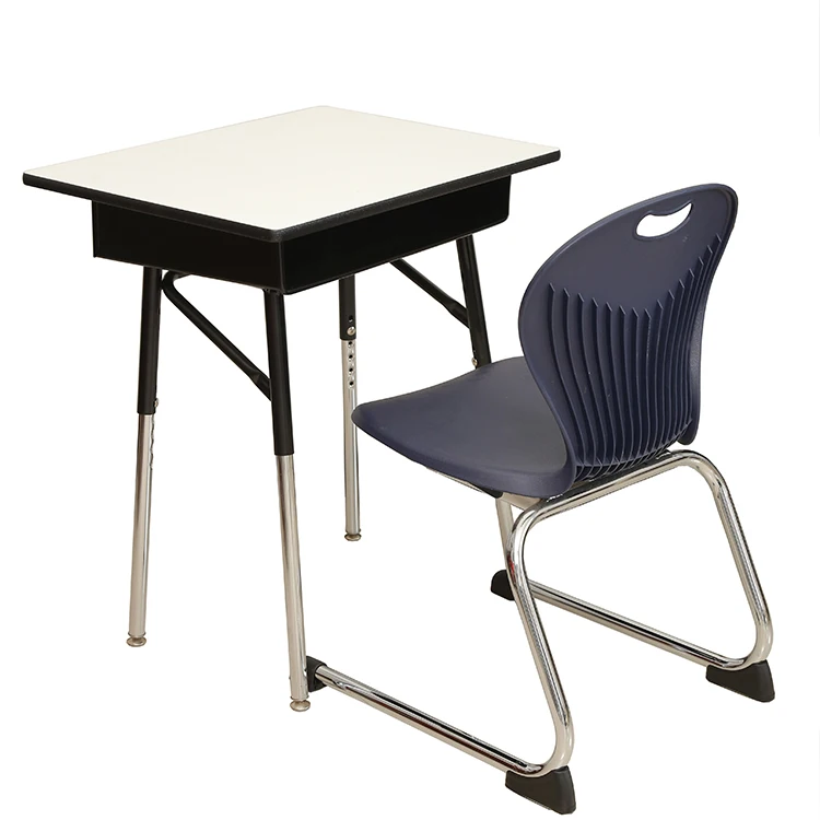 Adjustable Single School Classroom Student Desk