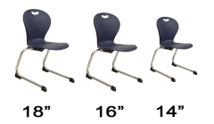 Adjustable school furniture Single desk for students