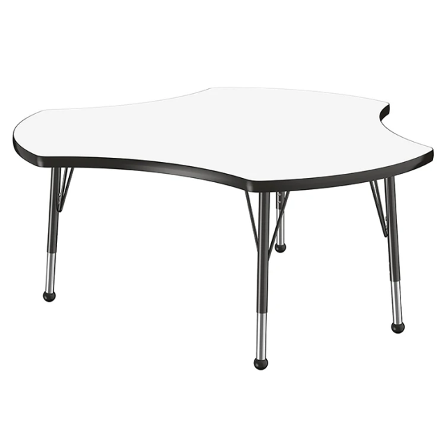 School furniture directly drawing tabletop collaborative table