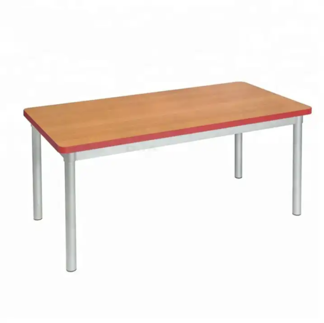 rectangular school furniture student table