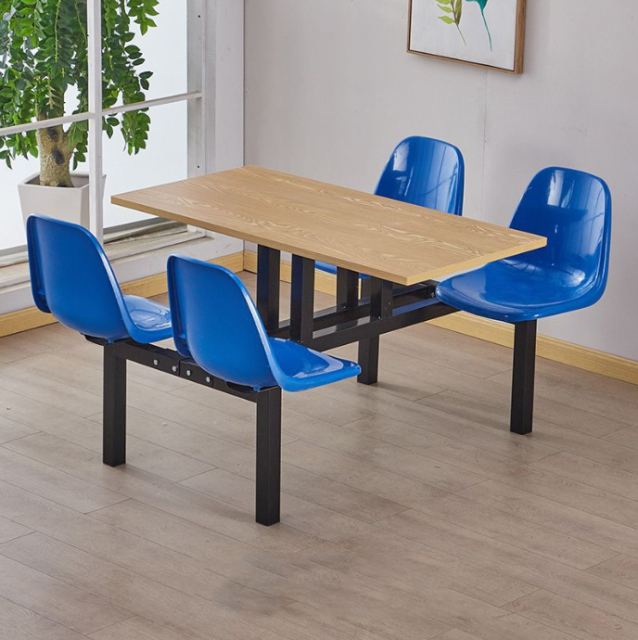 school canteen dining table and chair