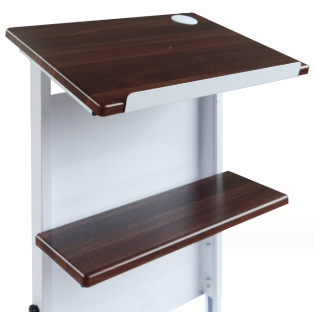 Classroom Furniture  Adjustable Mobile Lectern Podium Stand