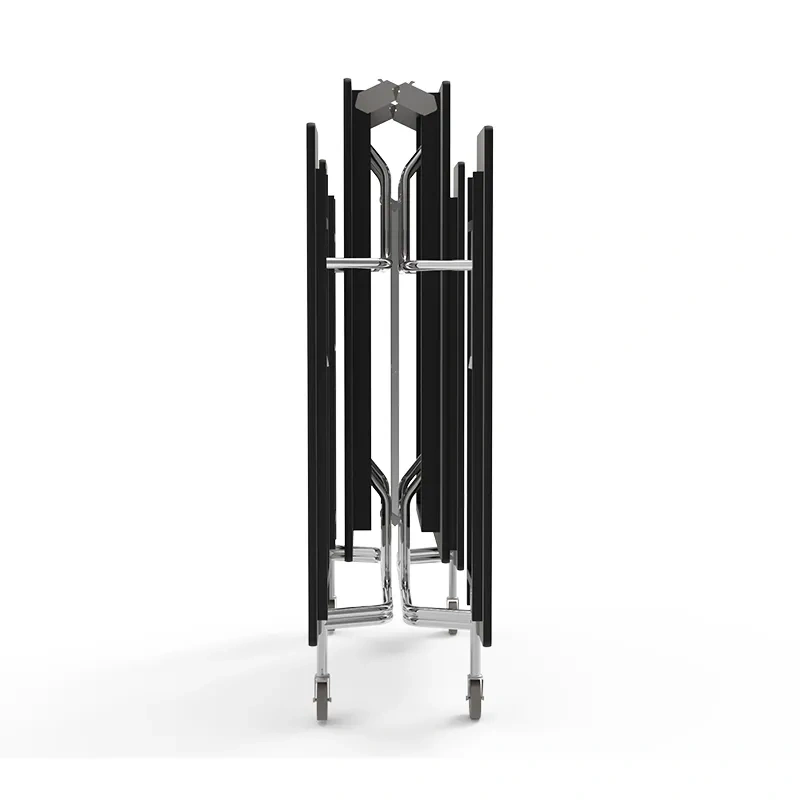 Foldable canteen dining table and chairs