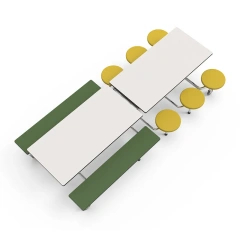 school student canteen table and chairs