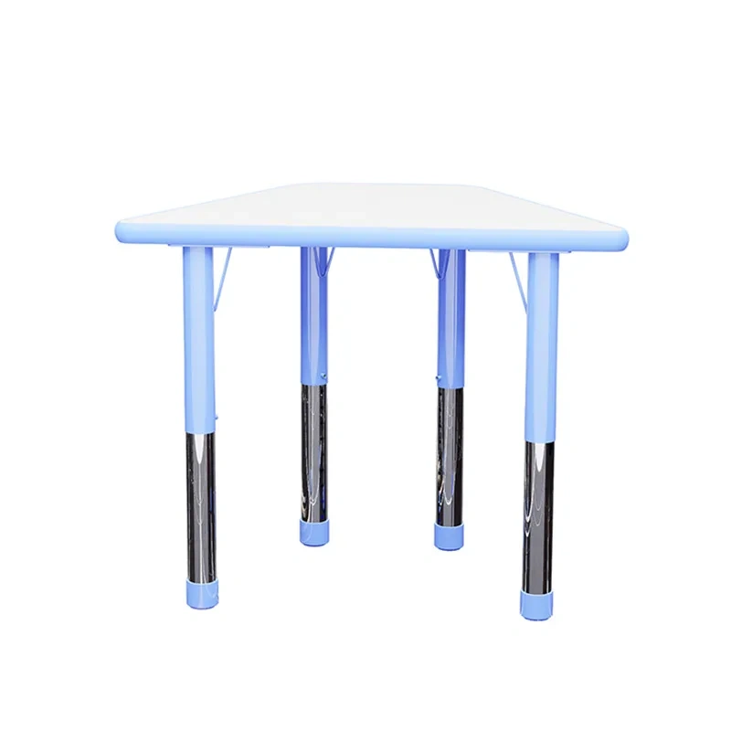 Trapezoid Top Training Table And Chair Combined