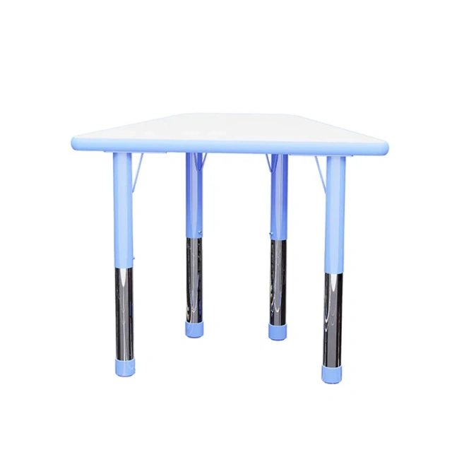 Trapezoid Top Training Table And Chair Combined
