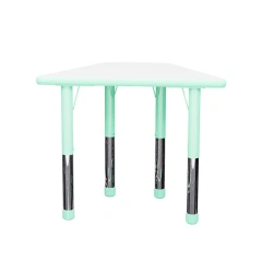 Trapezoid Top Training Table And Chair Combined