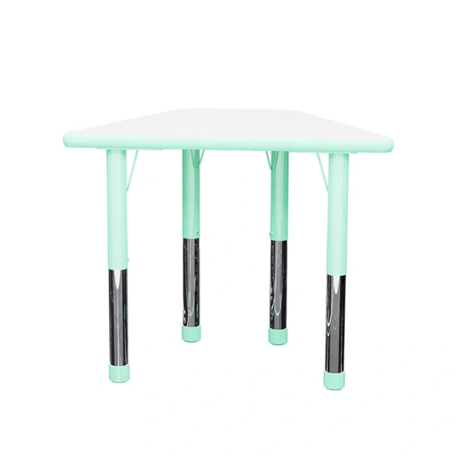 Trapezoid Top Training Table And Chair Combined