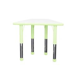 Trapezoid Top Training Table And Chair Combined