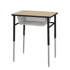 popular adjustable university school furniture student desk