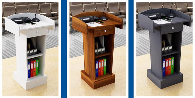 Speaker's podium Chairman's podium Classroom Lecture desk