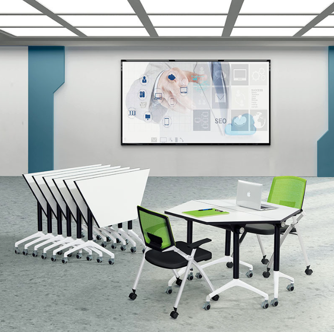 Student meeting mobile folding training table
