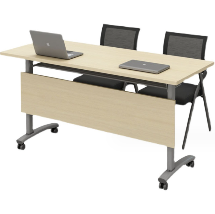 Removable folding desks for student meetings