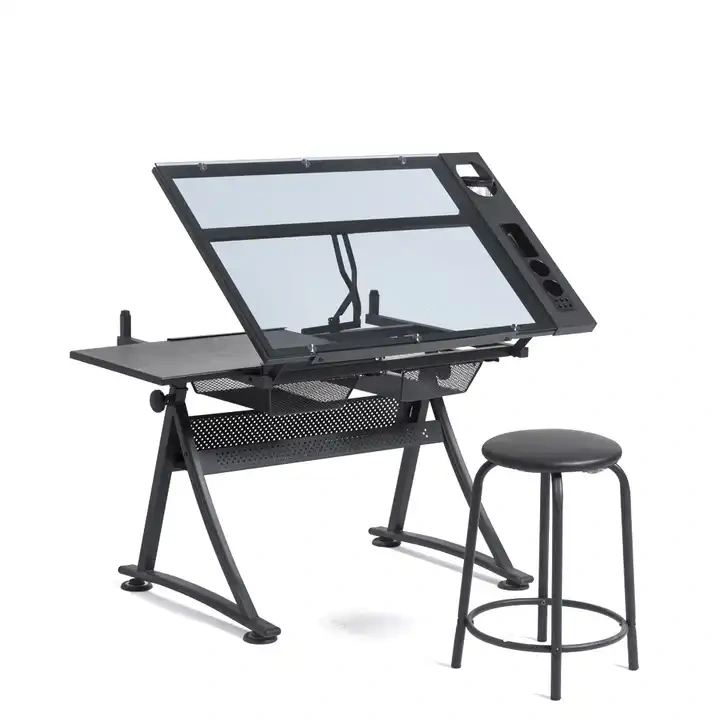 School Furniture Angle Adjustable Student Drawing Table