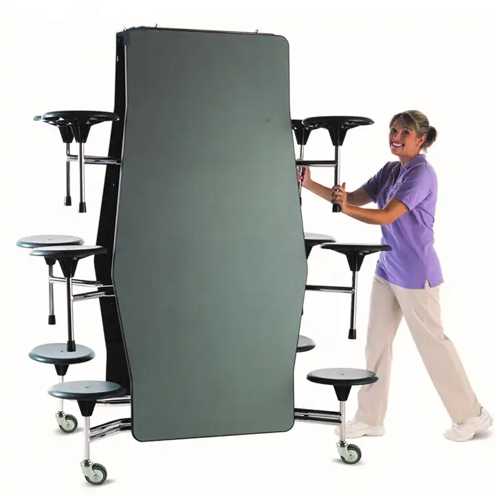 Popular school canteen folded table and chair
