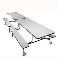 School furniture students canteen foldable dining table