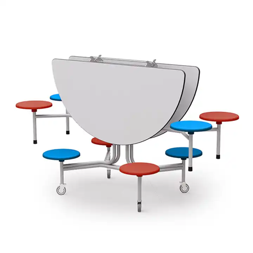 School Furniture Restaurant Mobile Folding Canteen Table