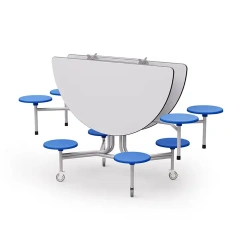 School Furniture Restaurant Mobile Folding Canteen Table