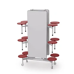 School Furniture Restaurant Mobile Folding Canteen Table