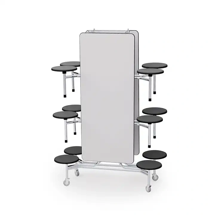 School Furniture Restaurant Mobile Folding Canteen Table