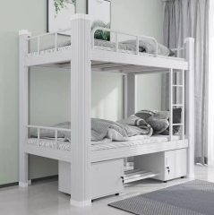 School furniture student dormitory Iron double beds