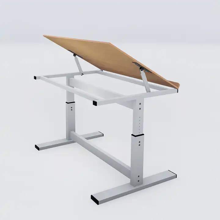 Adjustable wood engineering architect student draft drawing table