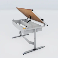 Artist Architect Students Studio Drawing Table Desk with Drawer