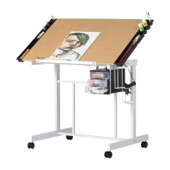 School Classroom Drafting Drawing Table for Students