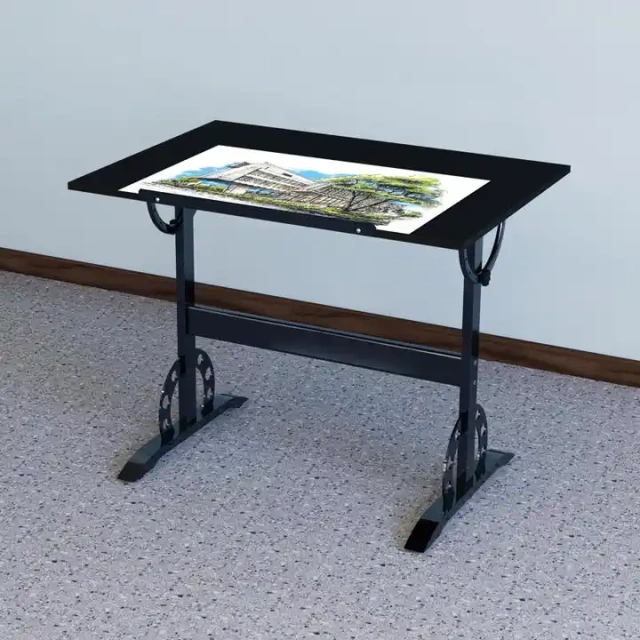 School Student Pattern Art Drawing Table Desk