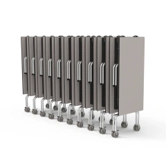 School cafeteria dining table and chairs