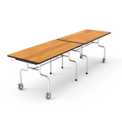 School cafeteria dining table and chairs