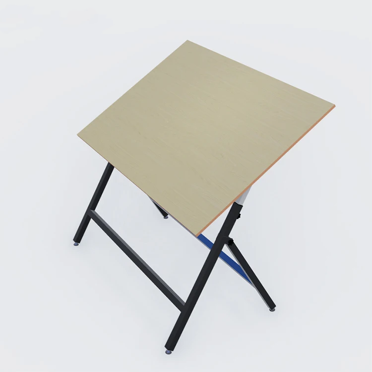 Foldable Adjustable Tiltable Student Architect Wood Drawing Table