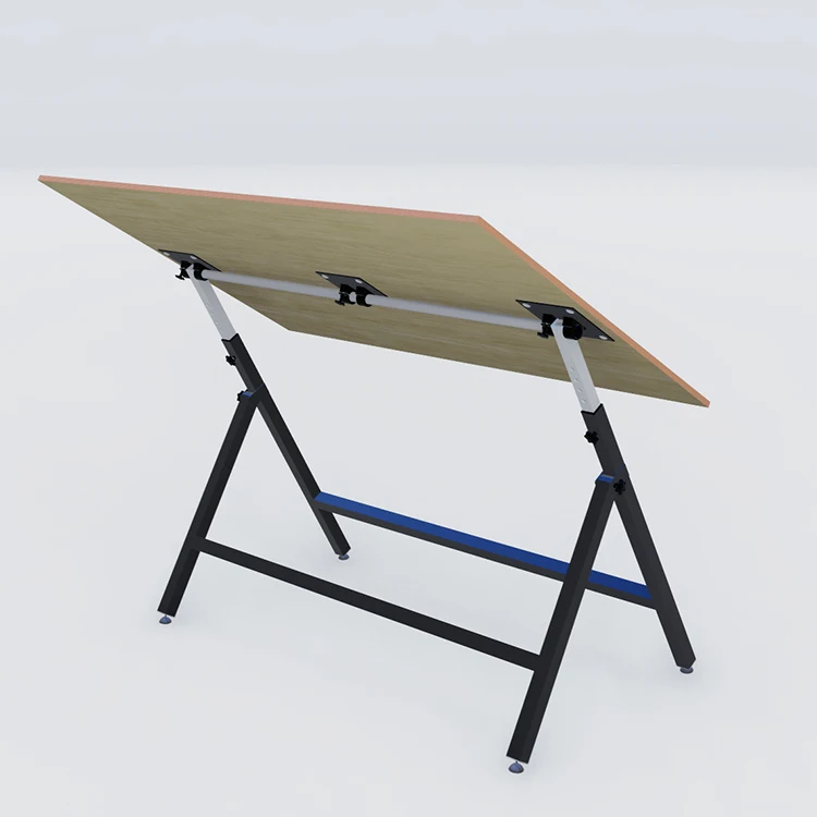 Foldable Adjustable Tiltable Student Architect Wood Drawing Table