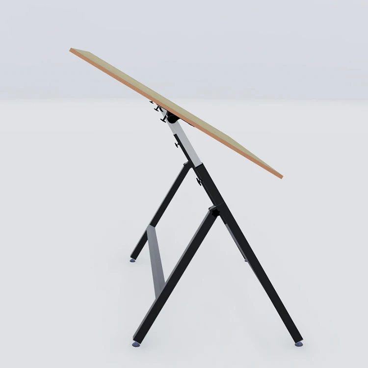 Foldable Adjustable Tiltable Student Architect Wood Drawing Table