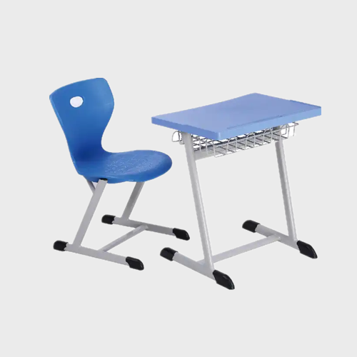 plastic material school furniture classroom desk and chair