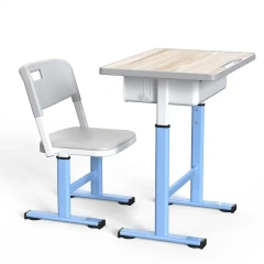 Adjustment school classroom desk and chair set