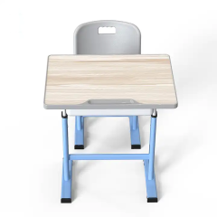 Adjustment school classroom desk and chair set