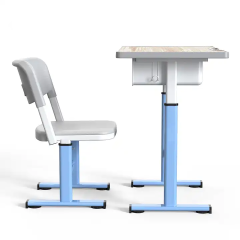 Adjustment school classroom desk and chair set