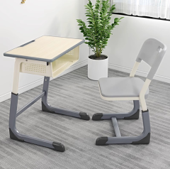 height adjustable student desk and chairs
