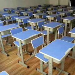 school project adjustable table and chair set for students