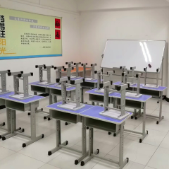 school project adjustable table and chair set for students