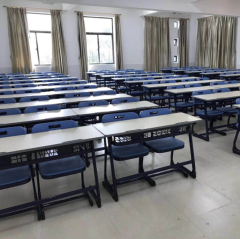 Education furniture school double seater desk and chairs