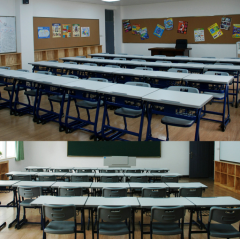 ergonomic school classroom furniture desk and chair