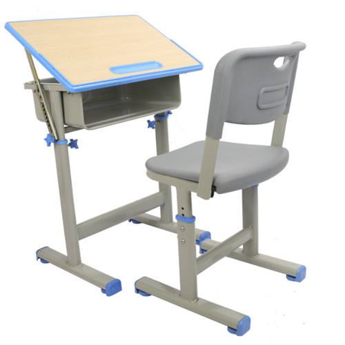 Adjustable Tilting Wooden Drafting Table Drawing Table With chair