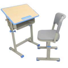 Adjustable Tilting Wooden Drafting Table Drawing Table With chair